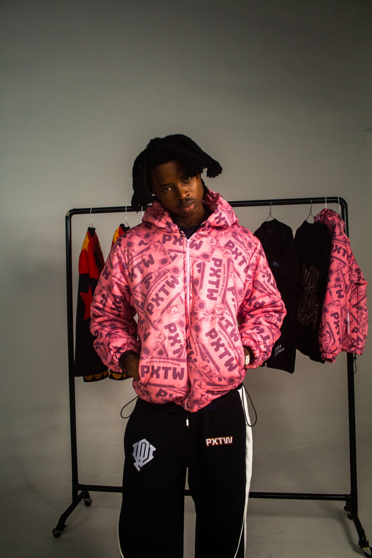 CURRENCY PINK PUFFER JACKET