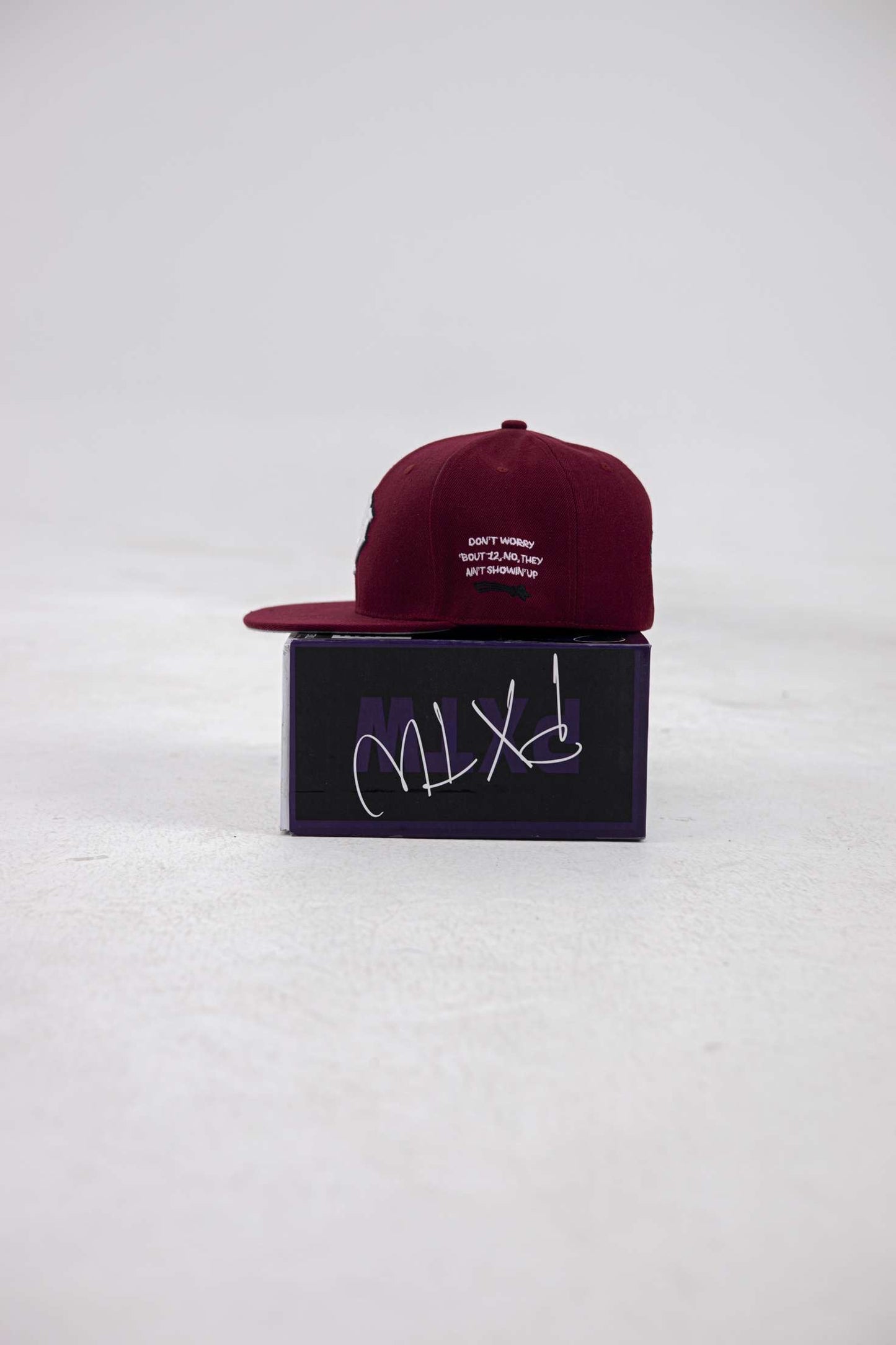WURLD FITTED HAT(WINE)