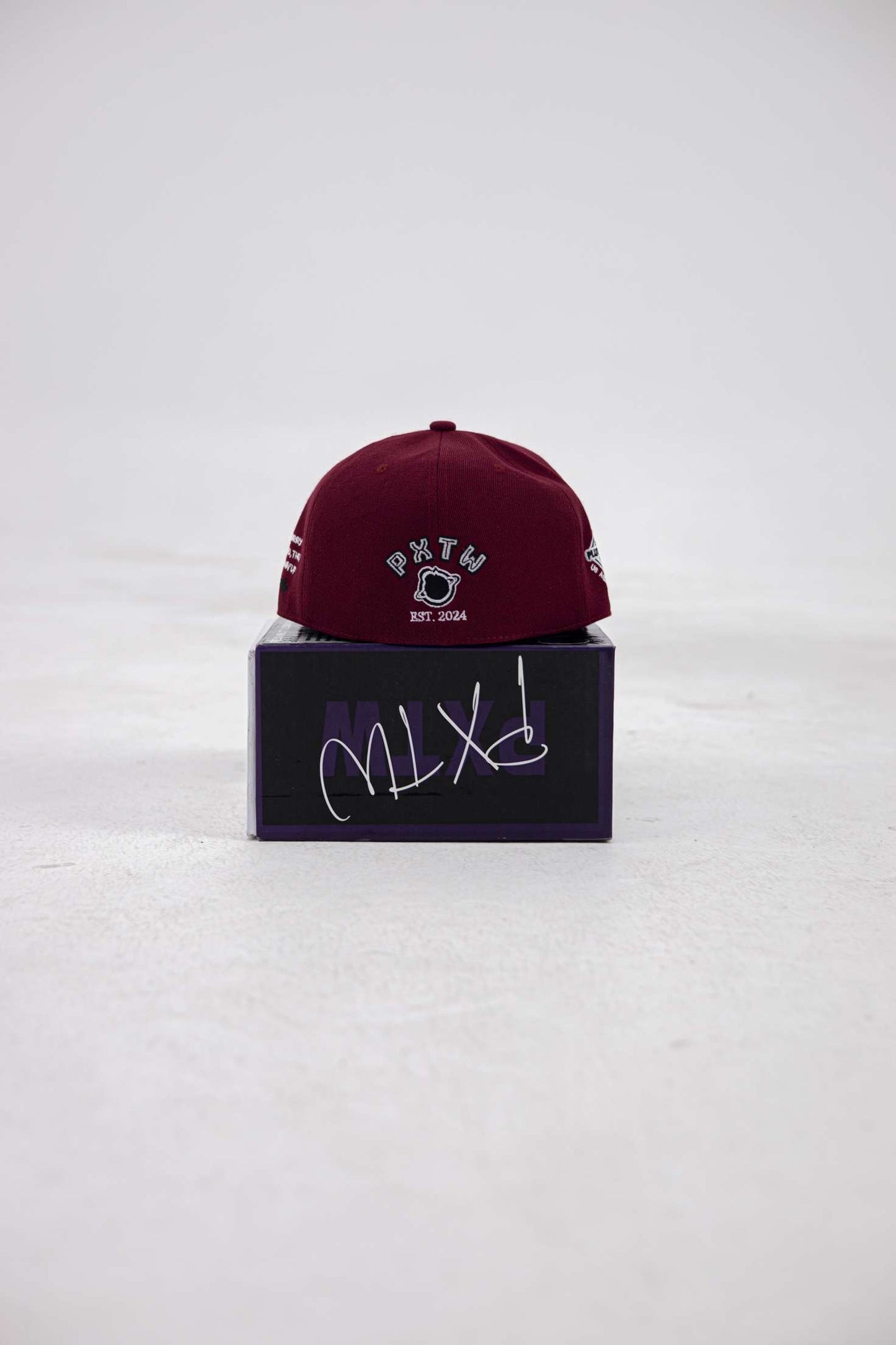 WURLD FITTED HAT(WINE)
