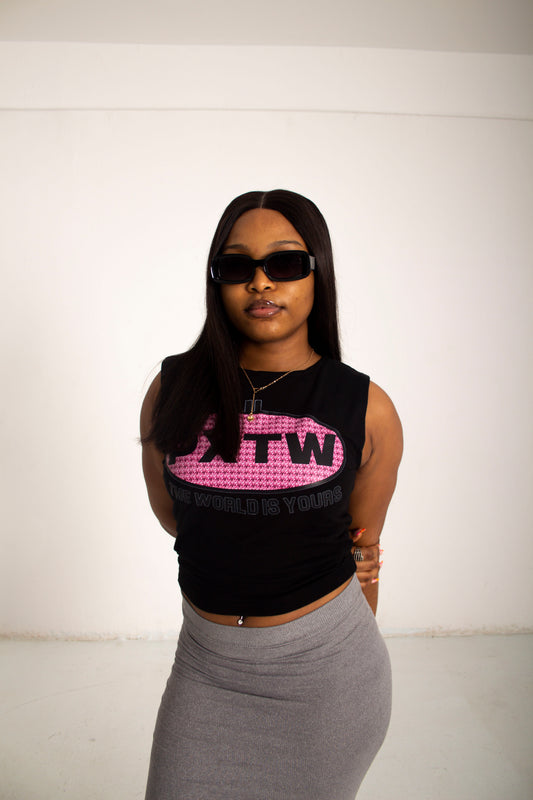 PXTW TANK CROP TOP (black)