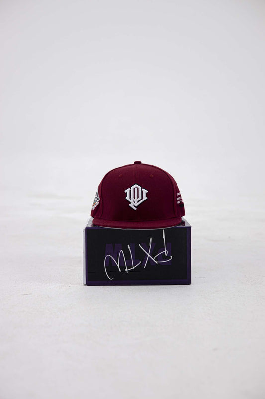 WURLD FITTED HAT(WINE)