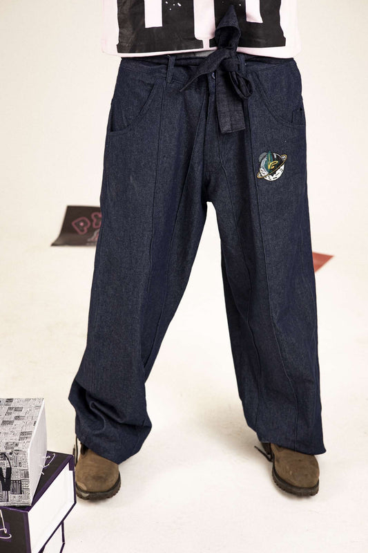 PXTW baggy jeans trousers (blue)